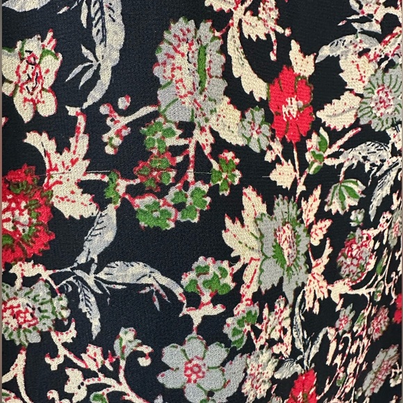 Zara Floral Raw Hem Mini Dress - Picture 5 of 6